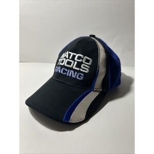 VTG Matco Tools Racing black adjustable cap hat - Cars Sport Stripes - Unisex